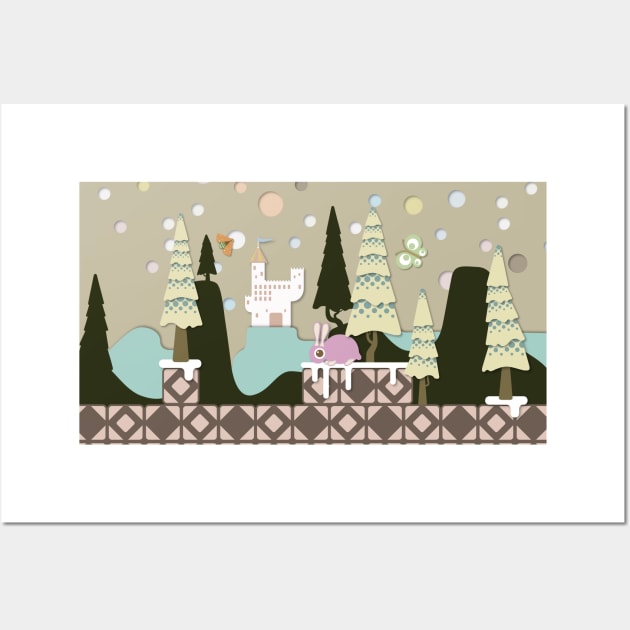 Woodland Castle Wall Art by MarshlandOracle